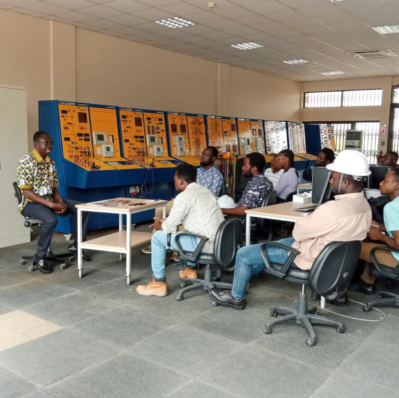KNUST MPhil Engineering Students Visit GRIDCo’s Power Simulation Centre